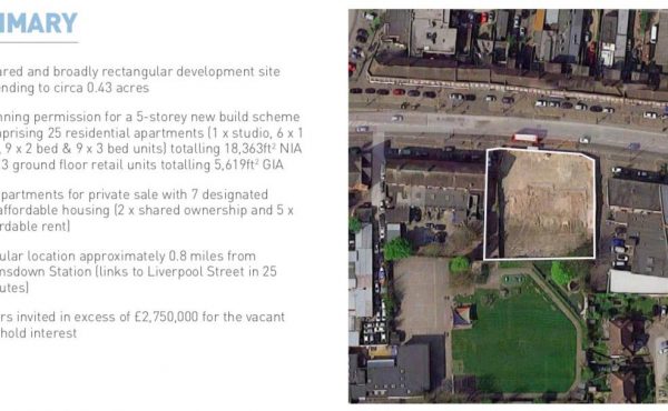 Cleared and Broadly Rectangular Development Site